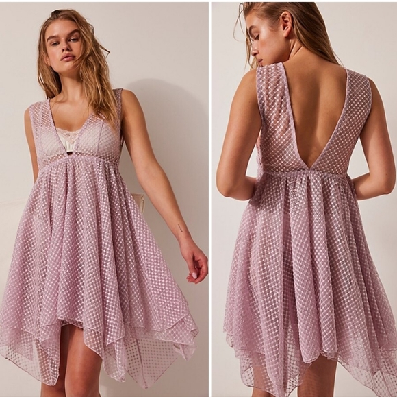 Free People All Season Slip Dress pink, new without tags, size s - Picture 1 of 9